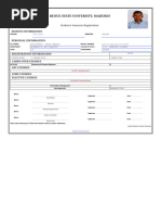 Benue State University, Makurdi - Semester Registration