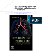 Download Developing The Digital Lung From First Lung Ct To Clinical Ai 1St Edition John D Newell full chapter