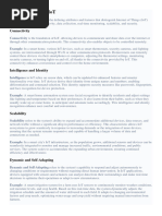 Characteristics of IoT