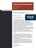 Lettre de Motivation Comptable L'entreprise Américano-Canadienne Au Sénégal (E-A-C-S)