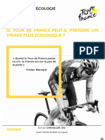 Le Tour de France peut-il prendre un virage plus écologique ?