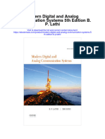 Download Modern Digital And Analog Communication Systems 5Th Edition B P Lathi full chapter