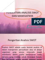 Pengertian Analisis Swot Dan Manfaatnya