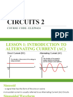 Lesson 1 - Introduction To AC Circuits