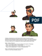01 - 6 Months Pixel Art Routine by Week and Day