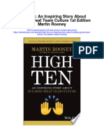 High Ten An Inspiring Story About Building Great Team Culture 1St Edition Martin Rooney Full Chapter