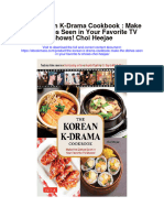 The Korean K Drama Cookbook Make The Dishes Seen in Your Favorite TV Shows Choi Heejae Full Chapter