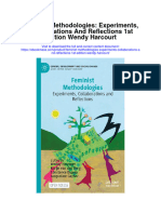 Download Feminist Methodologies Experiments Collaborations And Reflections 1St Edition Wendy Harcourt full chapter
