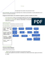 Biologia - Relações Intraespecificas e Interespecificas A Celula