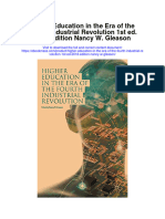 Download Higher Education In The Era Of The Fourth Industrial Revolution 1St Ed 2018 Edition Nancy W Gleason full chapter