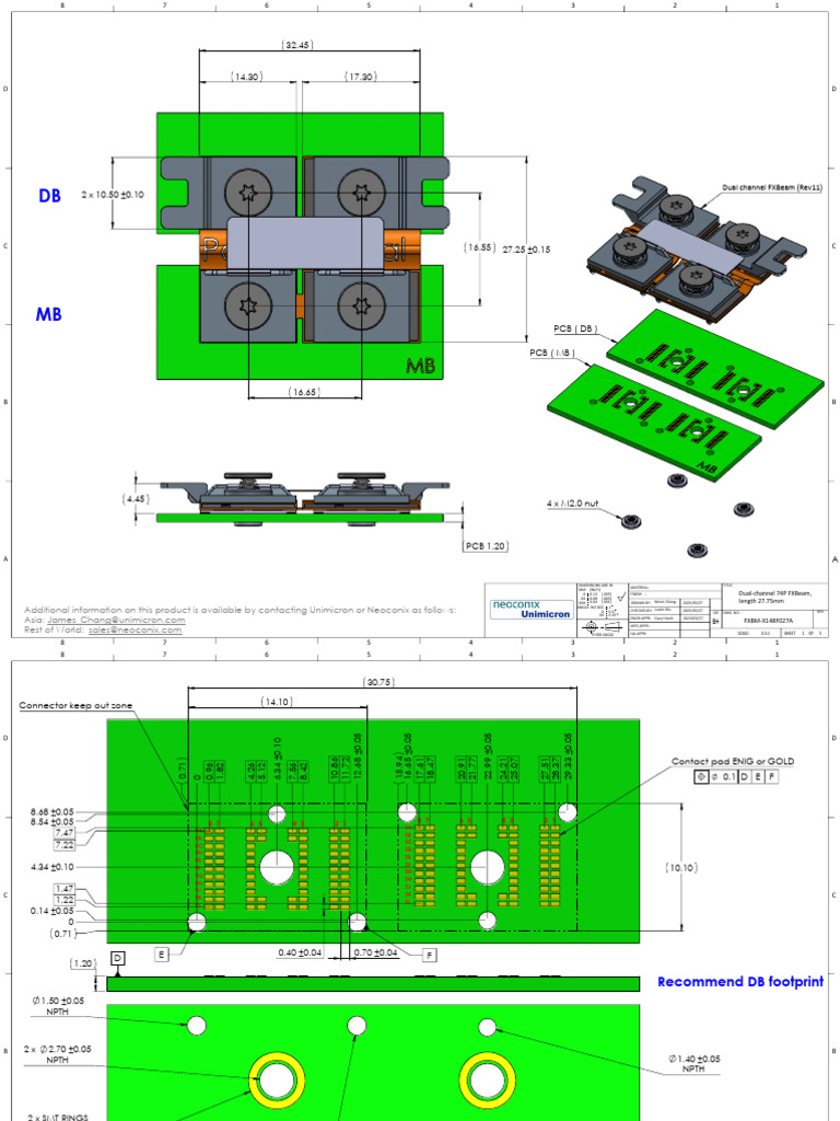 Dual-Channel FXBeam 74P Specifications | PDF
