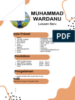 Putih Oranye Resume Lulusan Baru