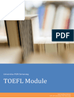 Modul TOEFL Universitas PGRI Semarang