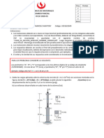 Examen Parcial de Mecanica de Materiales