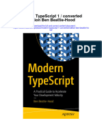 Modern Typescript 1 Converted Edition Ben Beattie Hood Full Chapter
