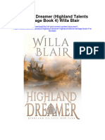 Download Highland Dreamer Highland Talents Heritage Book 4 Willa Blair full chapter