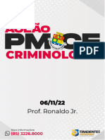 PDF - 06!11!22 - TD 1 - Tropa de Elite Pmce - Criminologia - Ronaldo