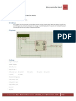 Interface LCD display and switches