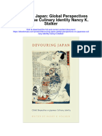 Download Devouring Japan Global Perspectives On Japanese Culinary Identity Nancy K Stalker full chapter