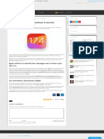 iOS 17.4: La Mise À Jour Va Améliorer Le Sécurité D'imessage Sur L'iphone