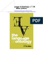 Download The Language Of Ontology J T M Miller Editor full chapter