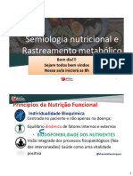 Semiologia nutricional e o Rastreamento Metabólico - Aula - Natalia Marques - 23.09.2023