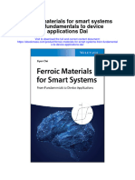 Ferroic Materials For Smart Systems From Fundamentals To Device Applications Dai Full Chapter