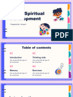 Moral Spiritual Development Template