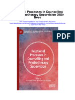 Relational Processes in Counselling and Psychotherapy Supervision Ottar Ness All Chapter