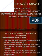 Chapter-Iv Audit Report
