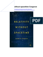 Relativity Without Spacetime Cosgrove All Chapter