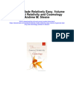 Download Relativity Made Relatively Easy Volume 2 General Relativity And Cosmology Andrew M Steane all chapter