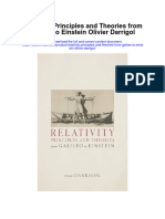 Relativity Principles and Theories From Galileo To Einstein Olivier Darrigol All Chapter