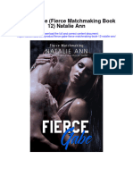 Fierce Gabe Fierce Matchmaking Book 12 Natalie Ann Full Chapter