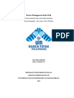 Kasus Pelanggaran Kode Etik: Untuk Memenuhi Tugas Mata Kuliah Kode Etik Dosen Pengampuh: Zara Azalia, M.Psi. Psikolog