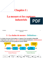 CHP I - La Mesure Et Les Capteurs Industriels