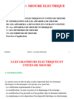 CHP VI Les Mesures Electriques