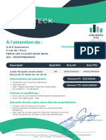 Facture 01 O.N.E Assurance