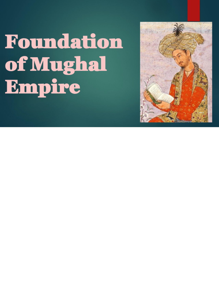 Foundation of Mughal Empire PDF