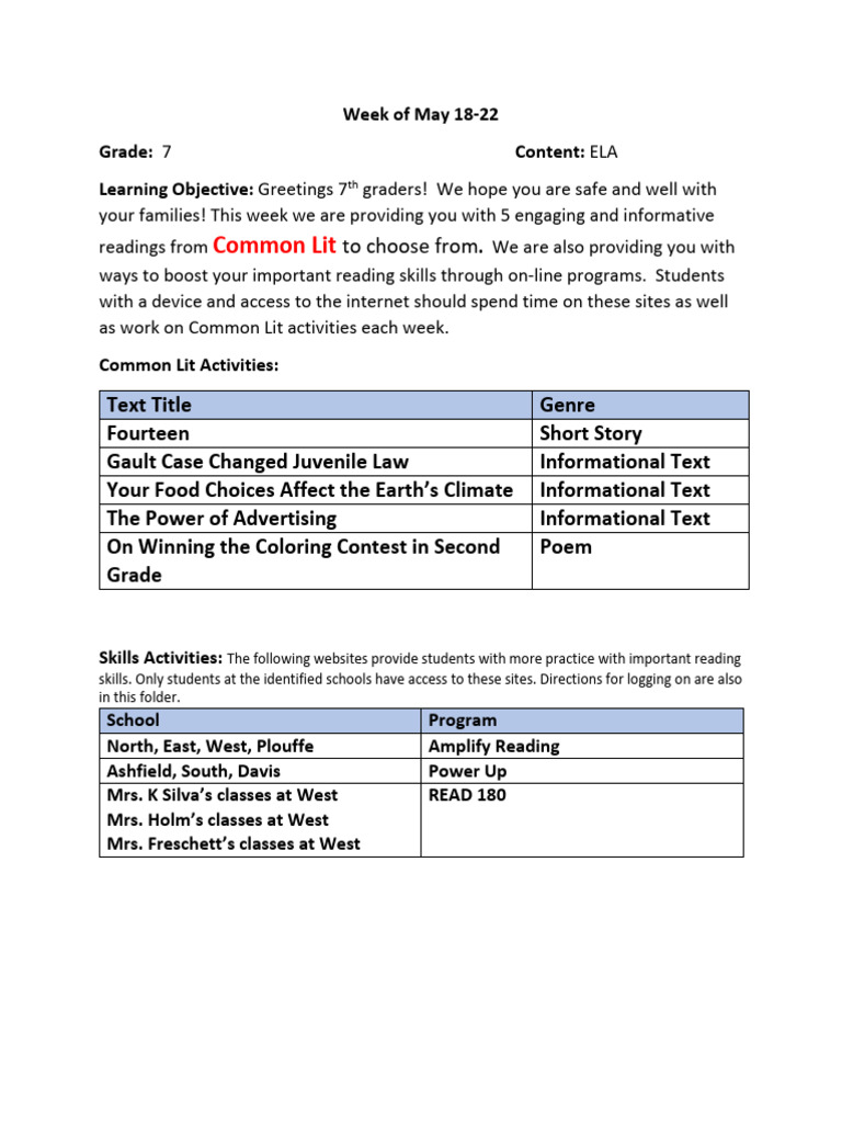 Grade 7 ELAMay 18 | PDF | Juvenile Court | Juvenile Delinquency