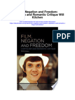 Download Film Negation And Freedom Capitalism And Romantic Critique Will Kitchen full chapter