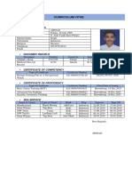 CV Pelaut Ahmad