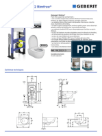 Pack WC Osmose 2 Rimfree®: Schémas Techniques