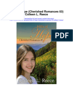 Download Hills Of Hope Cherished Romances 03 Colleen L Reece full chapter