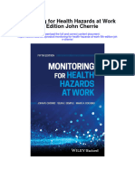 Monitoring For Health Hazards at Work 5Th Edition John Cherrie Full Chapter