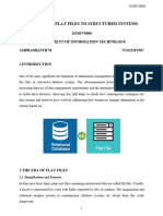 7376222it139-Godson Flinto J - Databases - Flat Files To Structured Systems