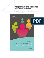 Download Diaspora Entrepreneurs And Contested States Maria Koinova full chapter