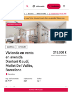 Vivienda en Venta en Avenida D'ANTONI GAUDÍ 64 08100, Barcelona, MOLLET DEL VALLÈS _ Aliseda Inmobiliaria