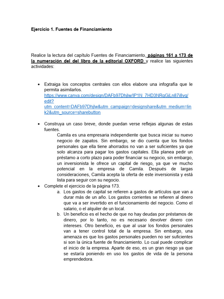 Fuentes de Financiamiento Empresarial | PDF | Interés | Bancos