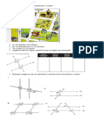 Rectas Paralelas y Secantes Cortadas